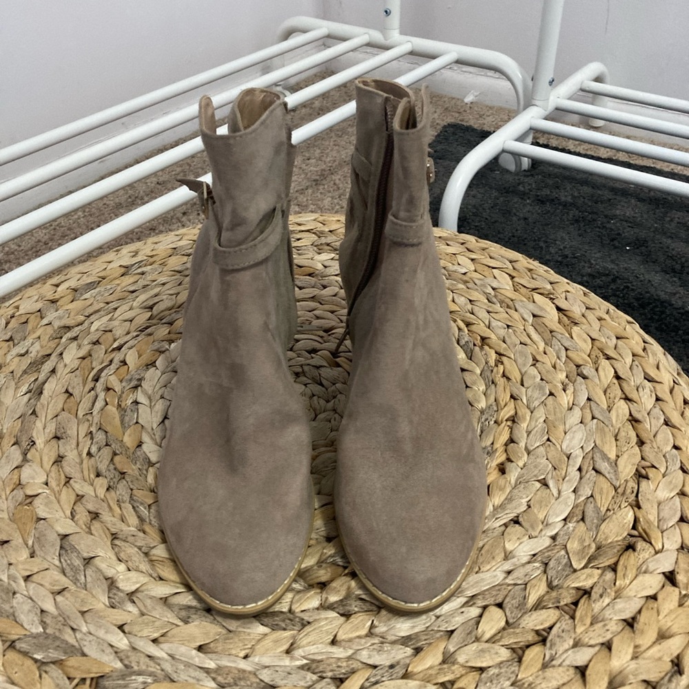Banana Republic Factory Vegan Suede Booties